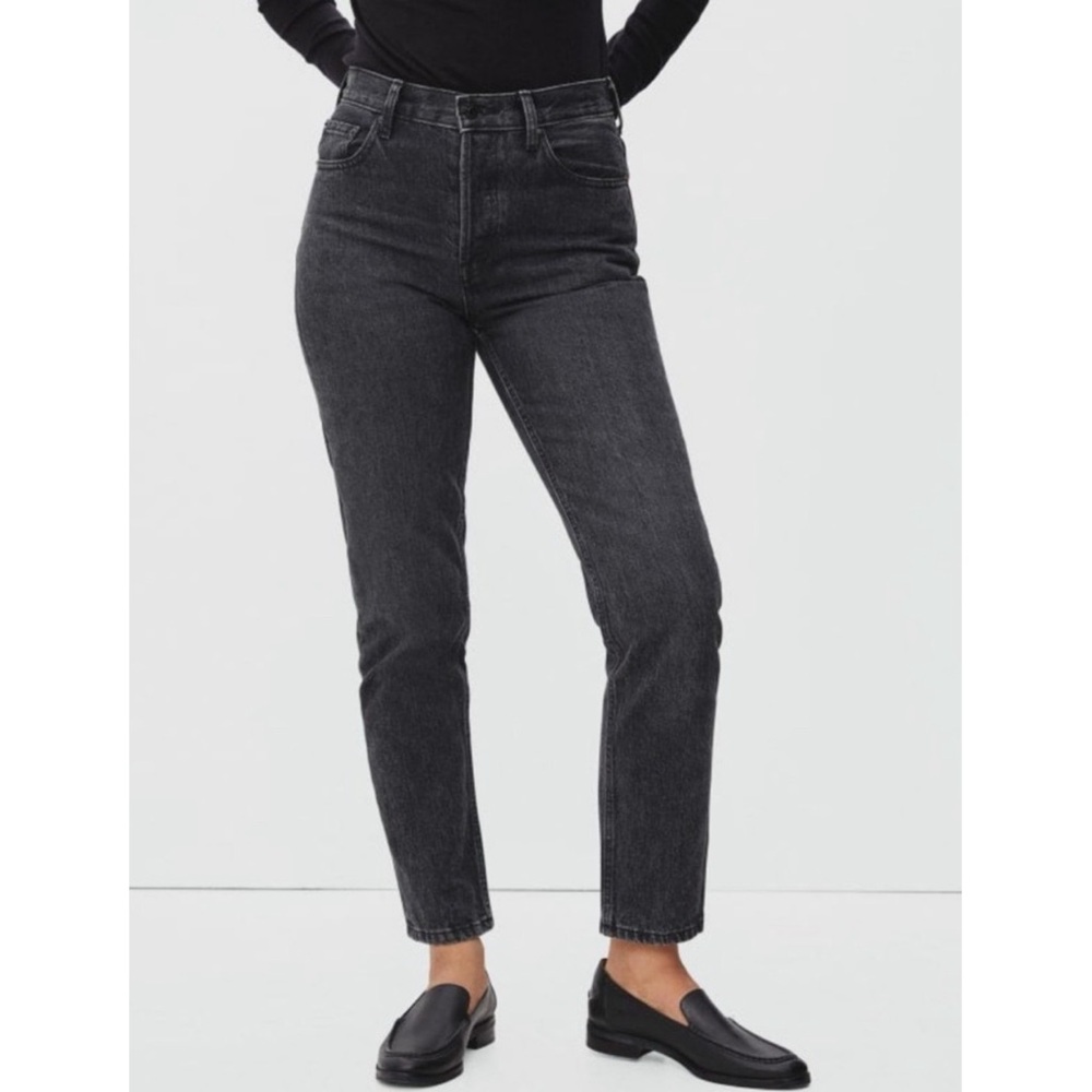 Everlane Womens Jeans 24 Black The Curvy Cheeky Crop 90s Vintage Grunge